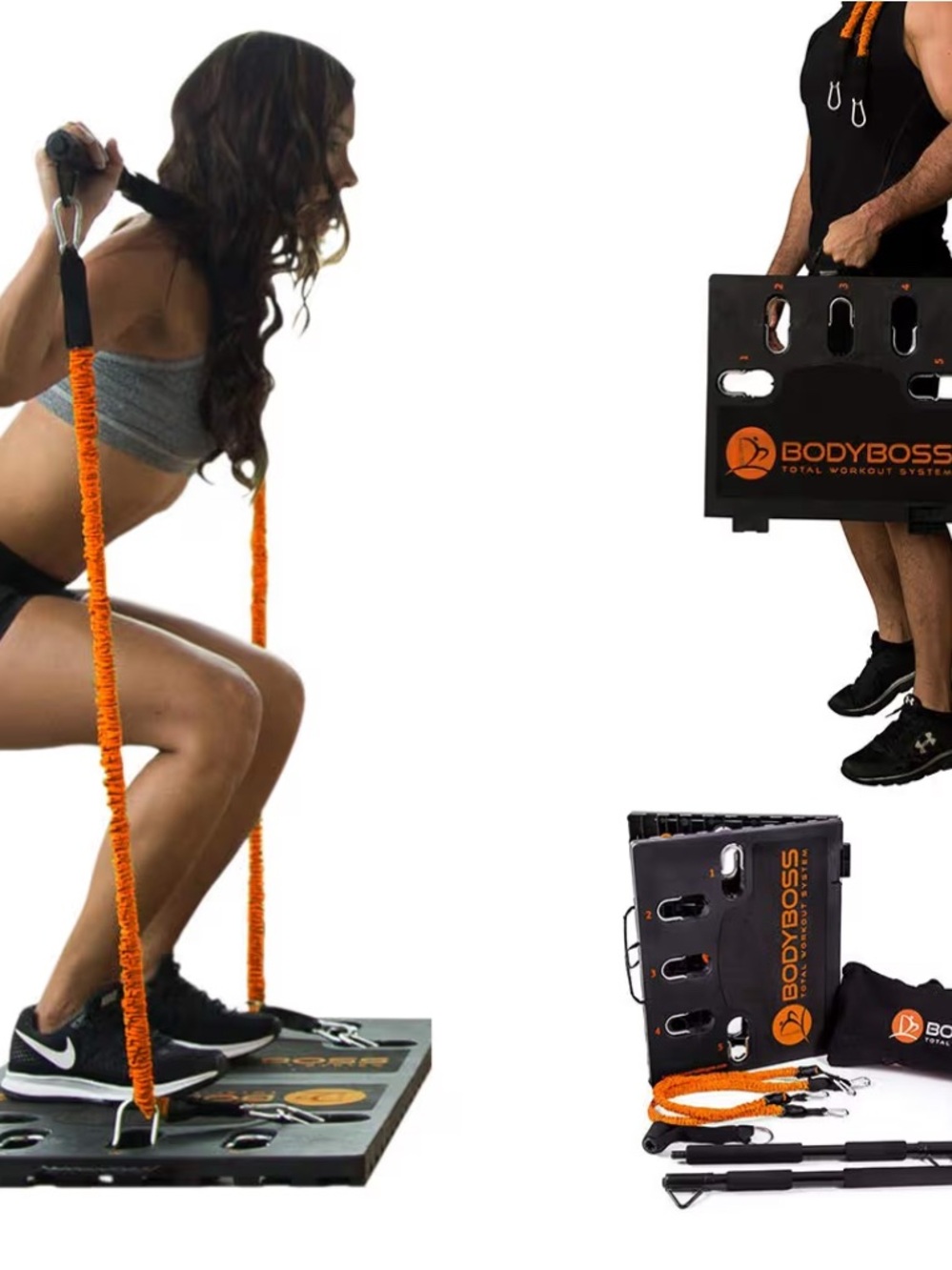 2.0 Portable Home Gym - Orange Resistance Cords